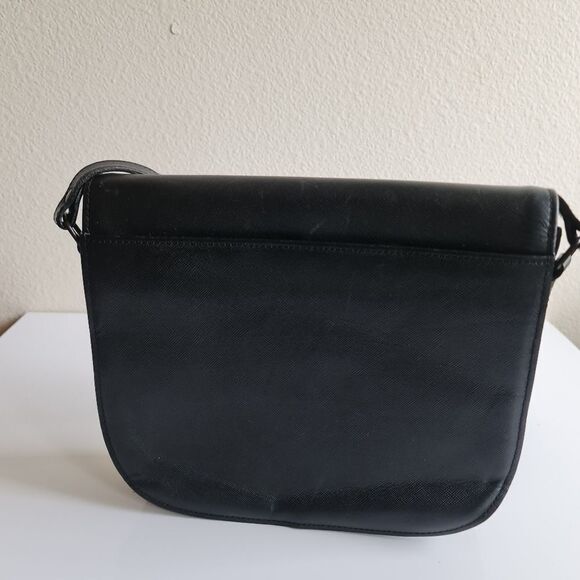 Yves Saint Laurent YSL Vintage Leather Shoulder Bag Black - Picture 5 of 16